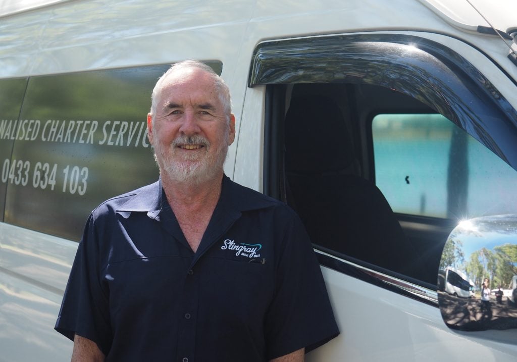 Mal Stingray Minibus driver