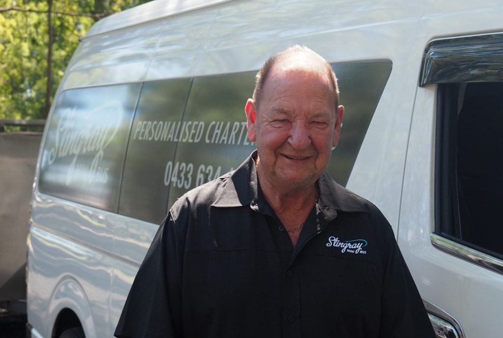 rodger Stingray minibus driver